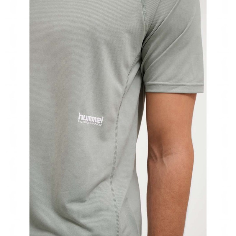 Hummel Pulse Workout S/S T-shirts Heren Grijs | 369260-401