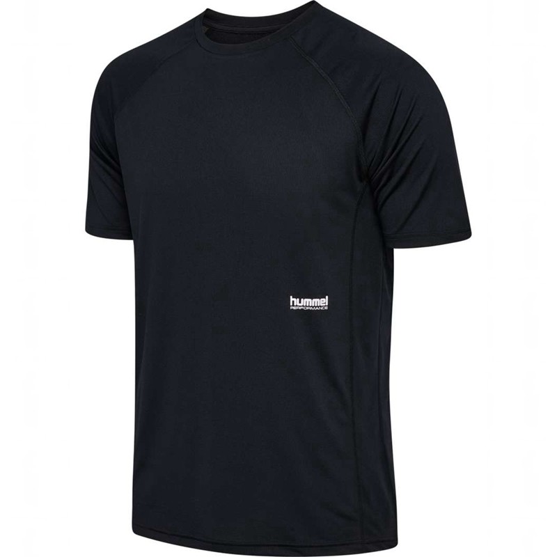 Hummel Pulse Workout S/S T-shirts Heren Zwart | 645425-760