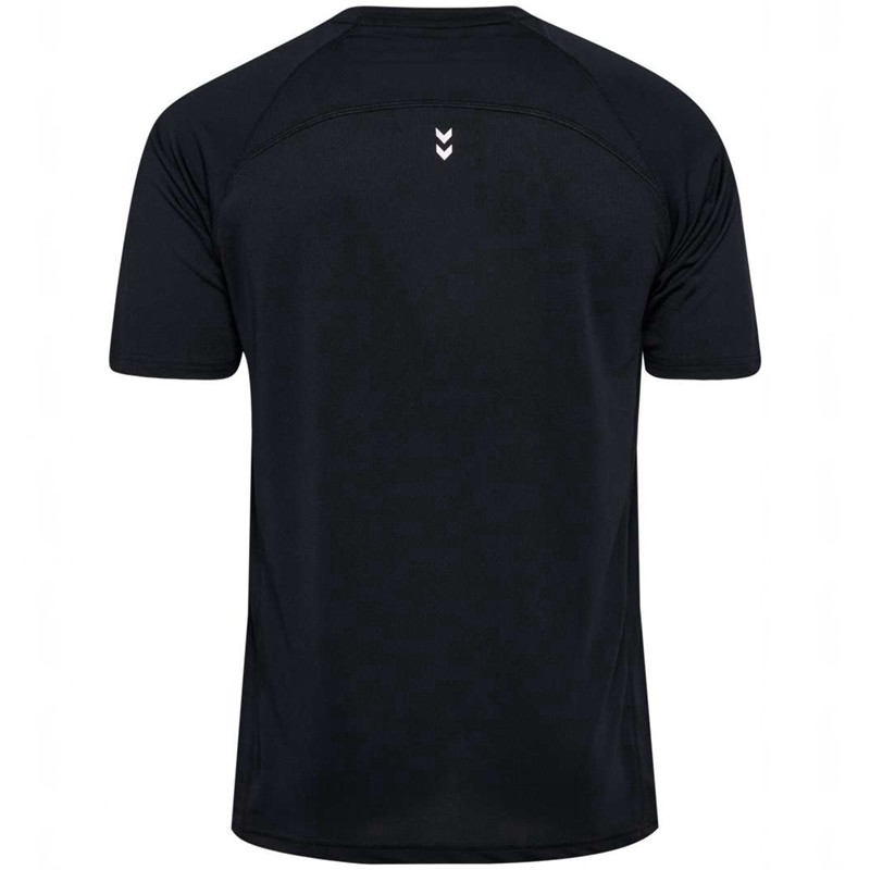 Hummel Pulse Workout S/S T-shirts Heren Zwart | 645425-760