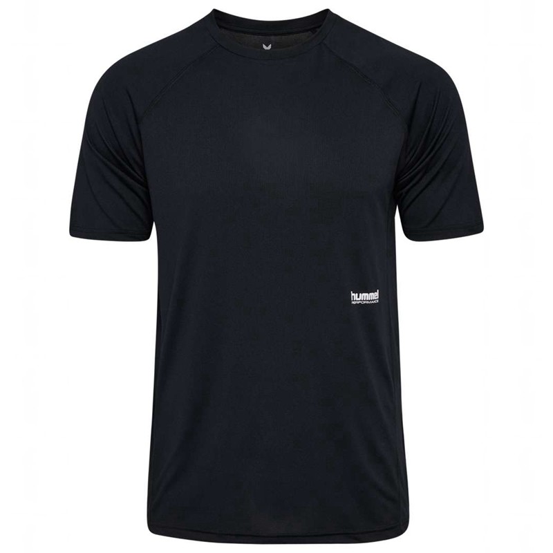 Hummel Pulse Workout S/S T-shirts Heren Zwart | 645425-760