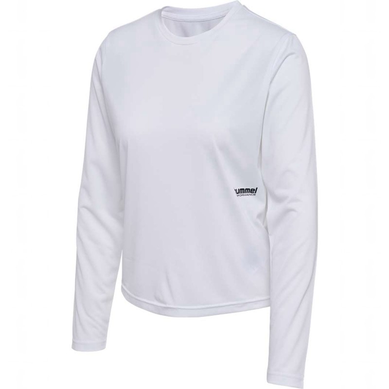 Hummel Pulse Workout W L/S T-shirts Dames Wit | 860188-433