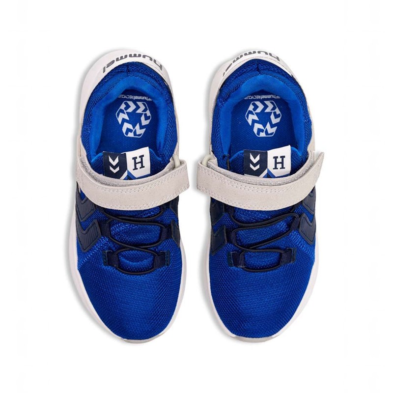 Hummel Reach 300 Recycled Jr Sneakers Kinderen Blauw | 330971-881