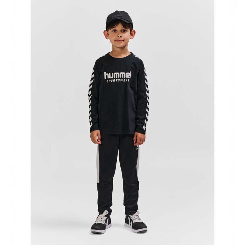 Hummel Ready L/S T-shirts Kinderen Zwart | 849915-873