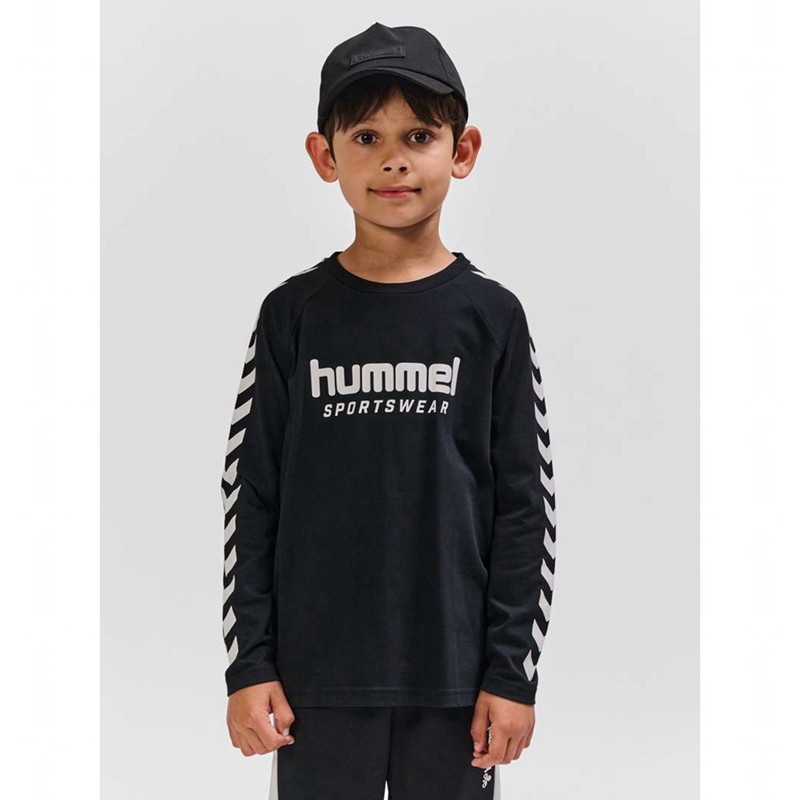 Hummel Ready L/S T-shirts Kinderen Zwart | 849915-873