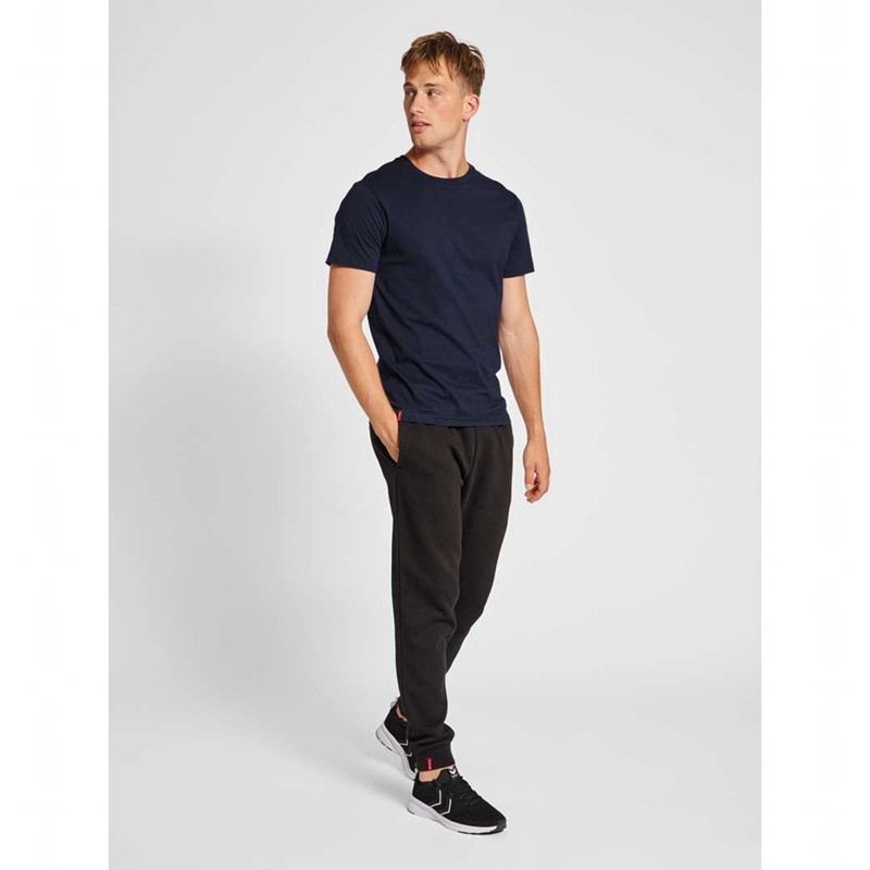 Hummel Red Basic S/S Sneakers Heren Donkerblauw | 049680-243