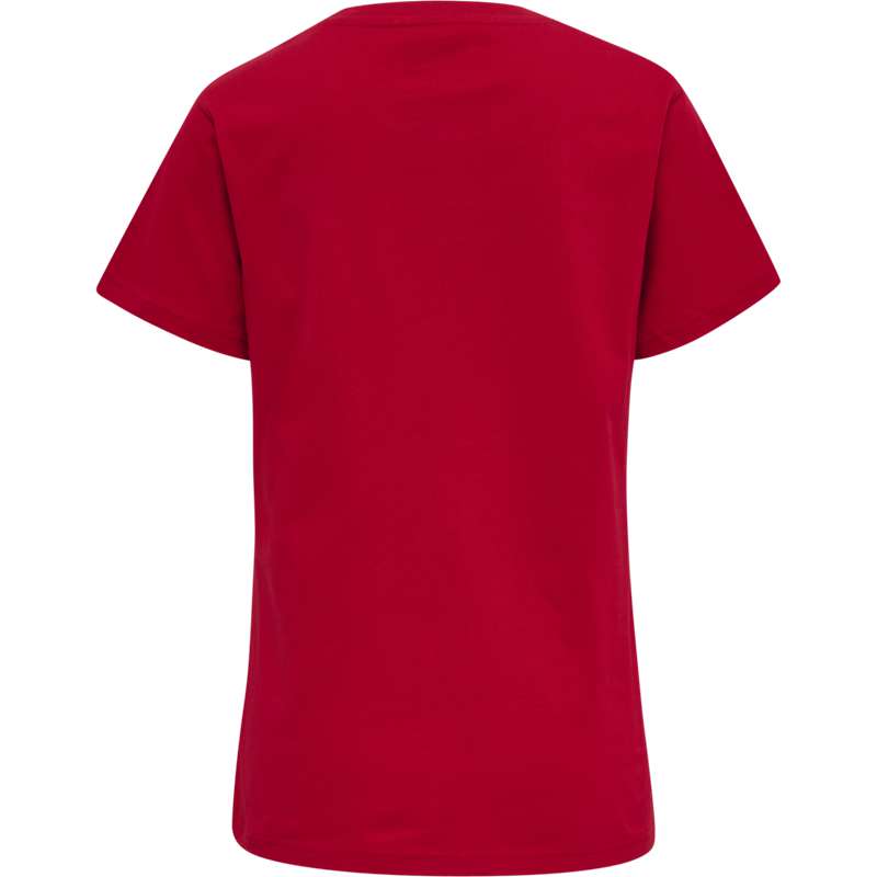 Hummel Red Basic S/S T-shirts Dames Rood | 005579-684