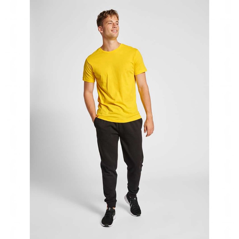 Hummel Red Basic S/S T-shirts Heren Geel | 577195-650