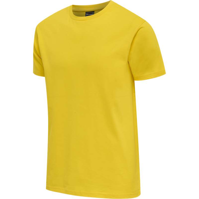 Hummel Red Basic S/S T-shirts Heren Geel | 577195-650