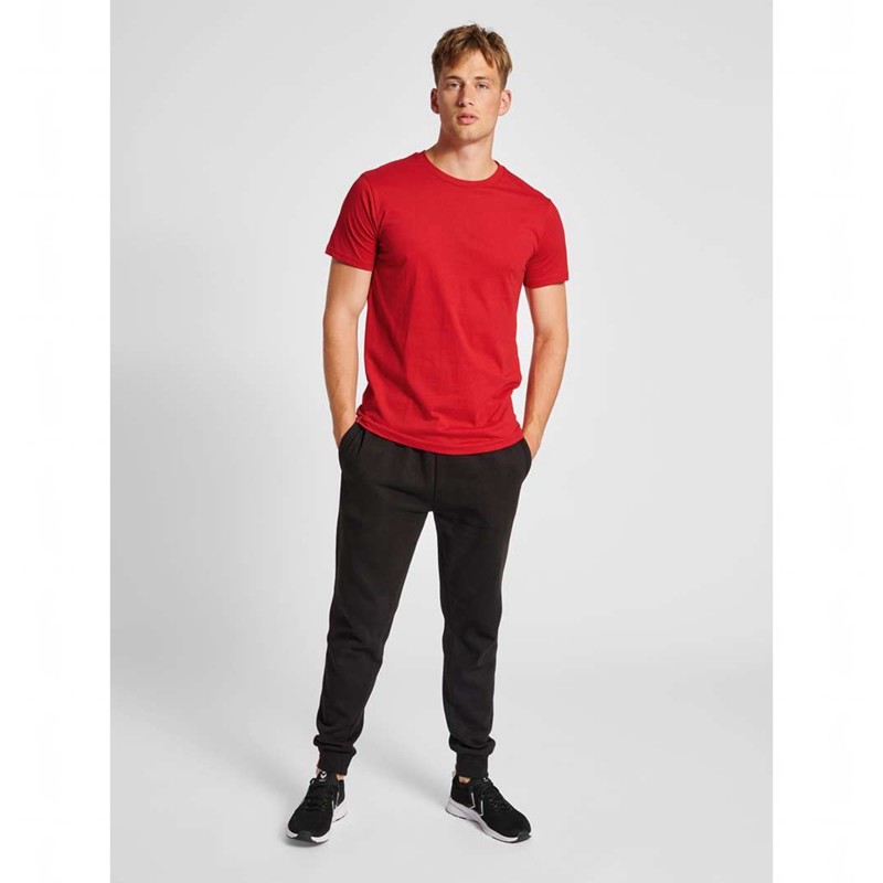 Hummel Red Basic S/S T-shirts Heren Rood | 720649-231