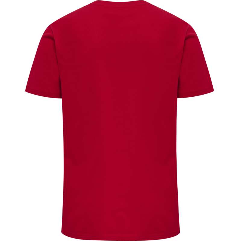 Hummel Red Basic S/S T-shirts Heren Rood | 720649-231