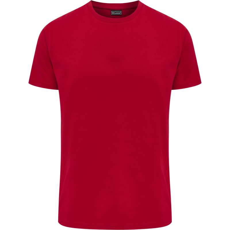Hummel Red Basic S/S T-shirts Heren Rood | 720649-231