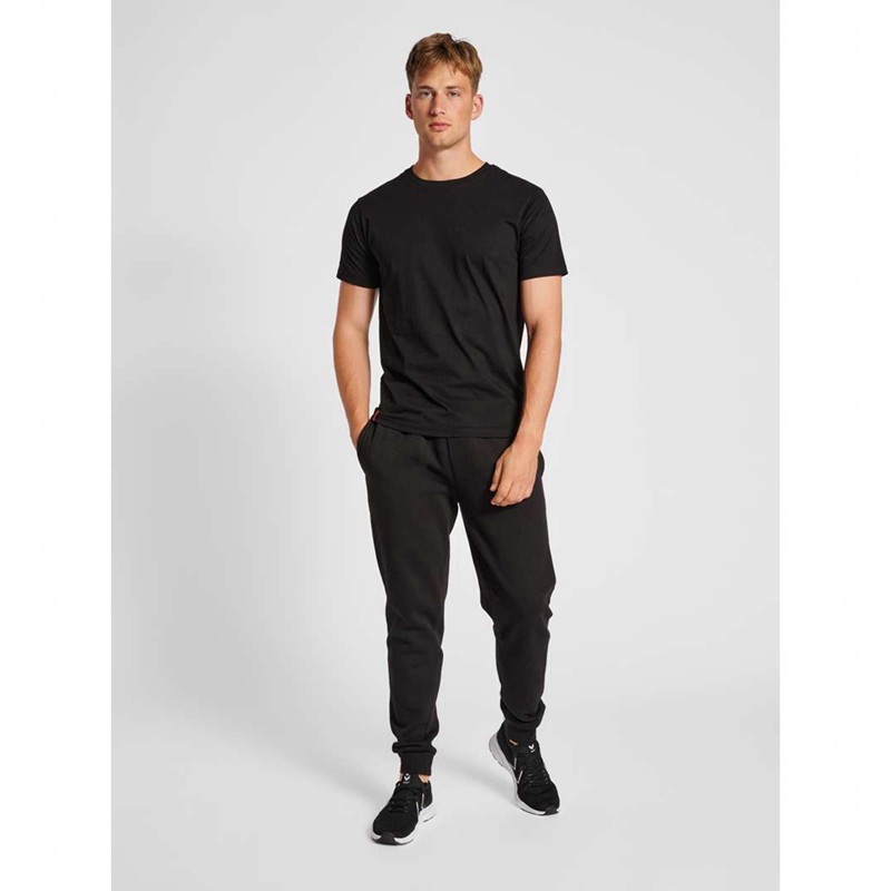 Hummel Red Basic S/S T-shirts Heren Zwart | 770044-075