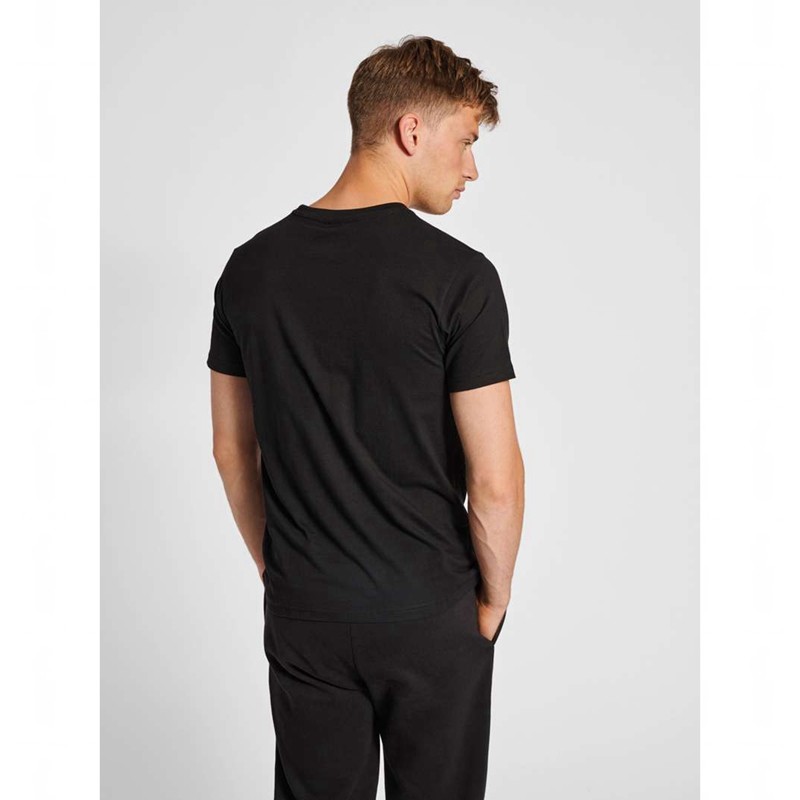 Hummel Red Basic S/S T-shirts Heren Zwart | 770044-075