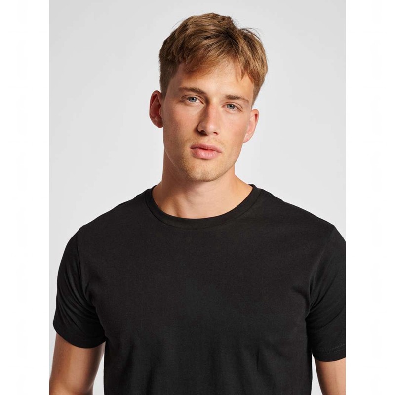 Hummel Red Basic S/S T-shirts Heren Zwart | 770044-075