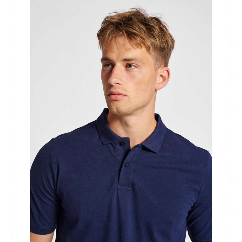 Hummel Red Classic Poloshirt Heren Donkerblauw | 852575-844
