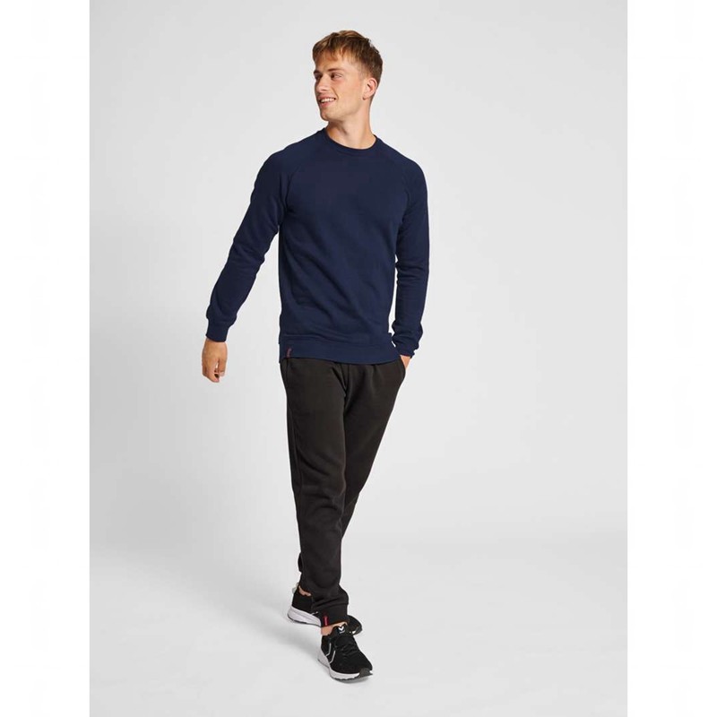 Hummel Red Classic Sweatshirts Heren Donkerblauw | 930514-076