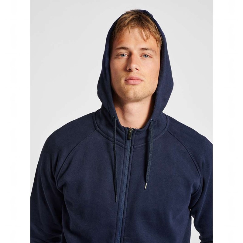 Hummel Red Classic Zip Hoodie Heren Donkerblauw | 663208-636