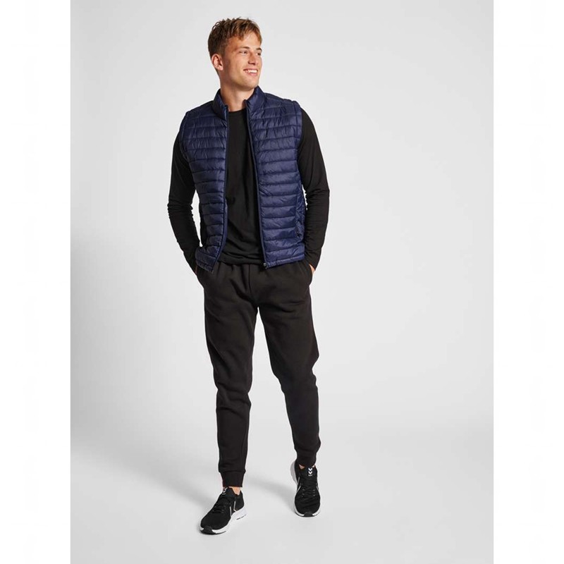 Hummel Red Quilted T-shirts Heren Donkerblauw | 979729-476