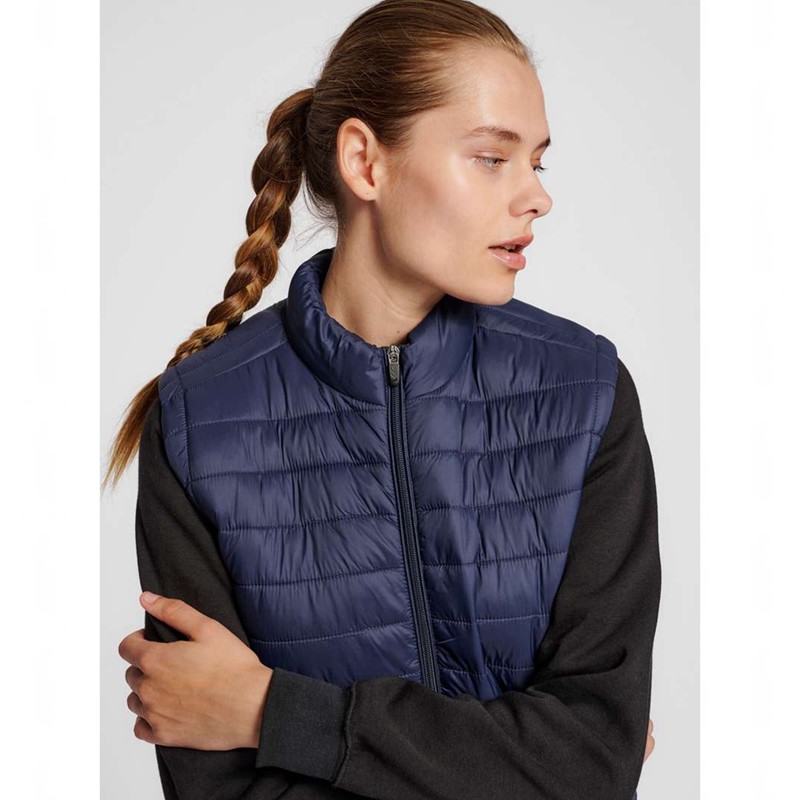 Hummel Red Quilted Vest Dames Donkerblauw | 194649-573
