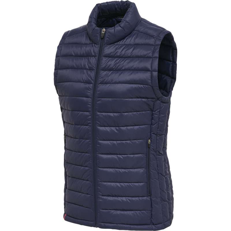 Hummel Red Quilted Vest Dames Donkerblauw | 194649-573
