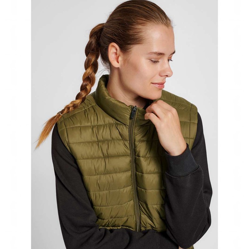 Hummel Red Quilted Vest Dames Olijfgroen | 422702-123