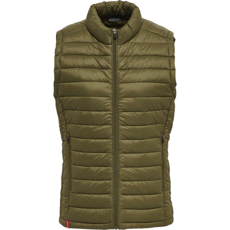 Hummel Red Quilted Vest Dames Olijfgroen | 422702-123