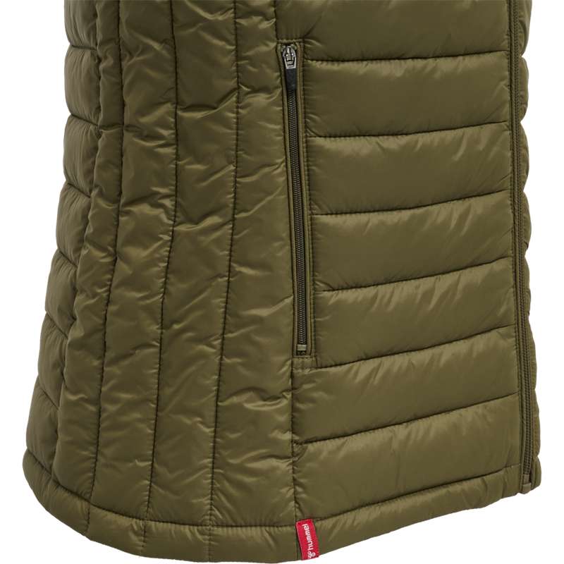 Hummel Red Quilted Vest Dames Olijfgroen | 422702-123