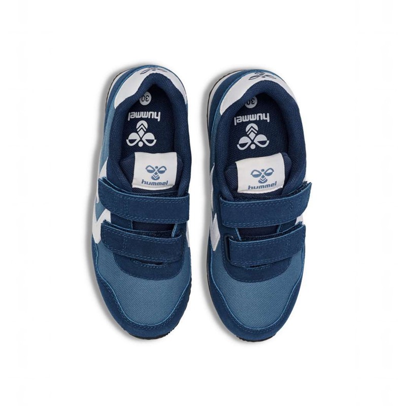 Hummel Reflex Double Multi Jr Sneakers Kinderen Blauw | 342256-458