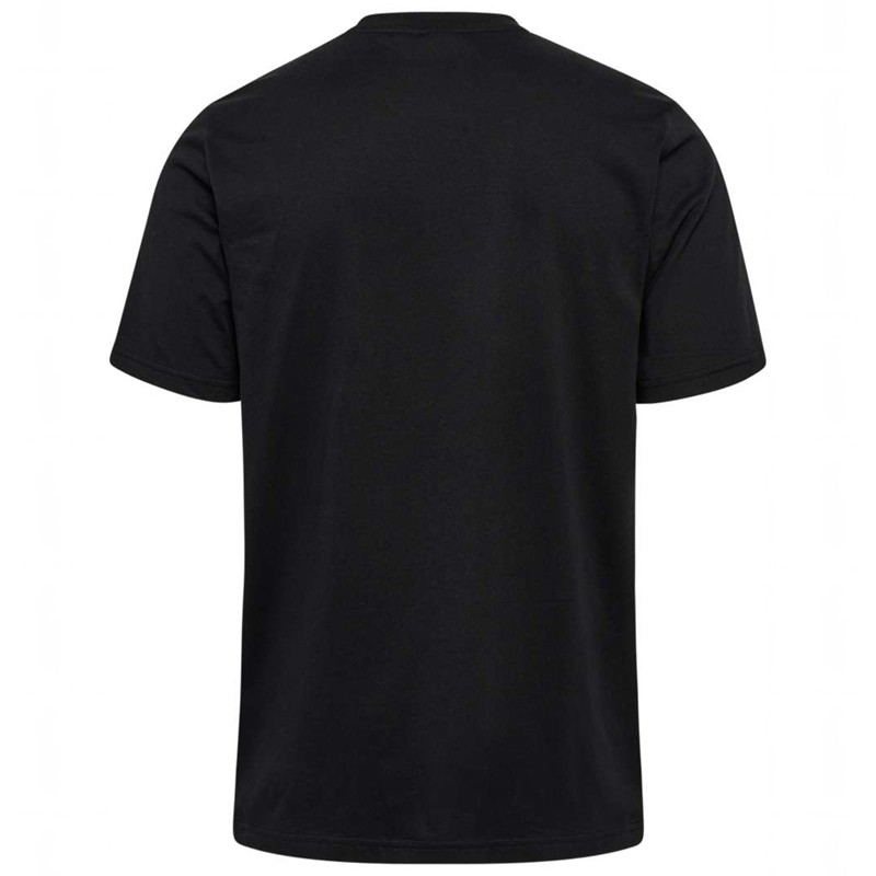 Hummel Regular Graphic S/S T-shirts Heren Zwart | 577609-465