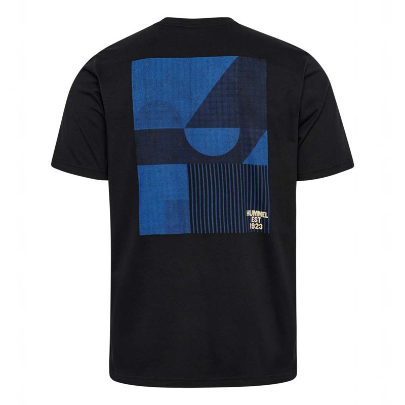 Hummel Regular Graphic S/S T-shirts Heren Zwart | 245132-771
