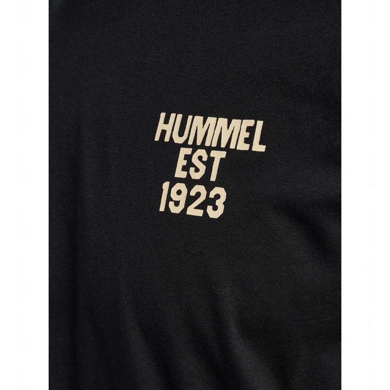 Hummel Regular Graphic S/S T-shirts Heren Zwart | 245132-771
