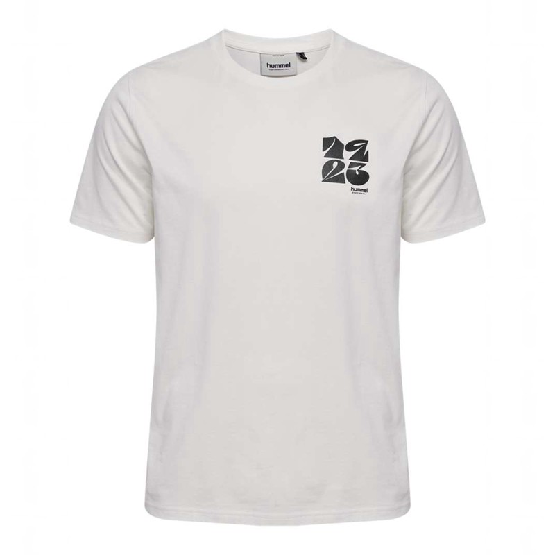 Hummel Regular Graphic S/S T-shirts Heren Wit | 133555-118