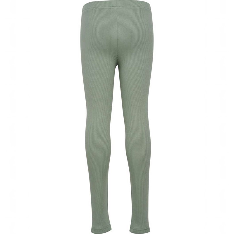 Hummel Rib Hardloopbroek Kinderen Groen | 735414-479