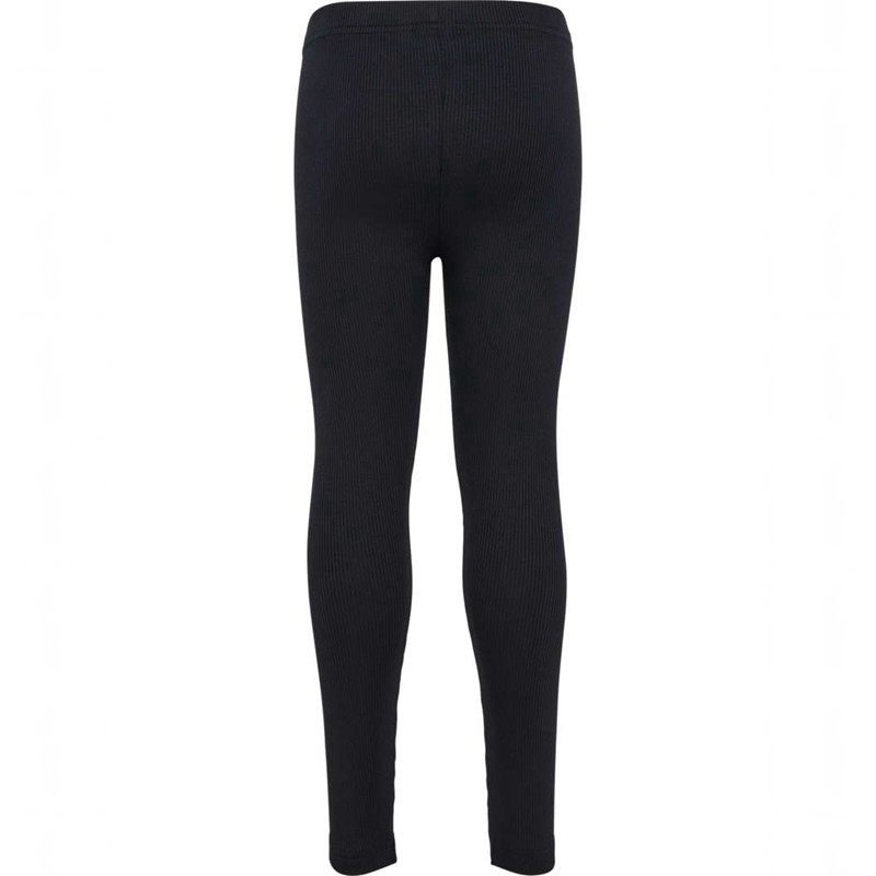 Hummel Rib Hardloopbroek Kinderen Zwart | 773123-713