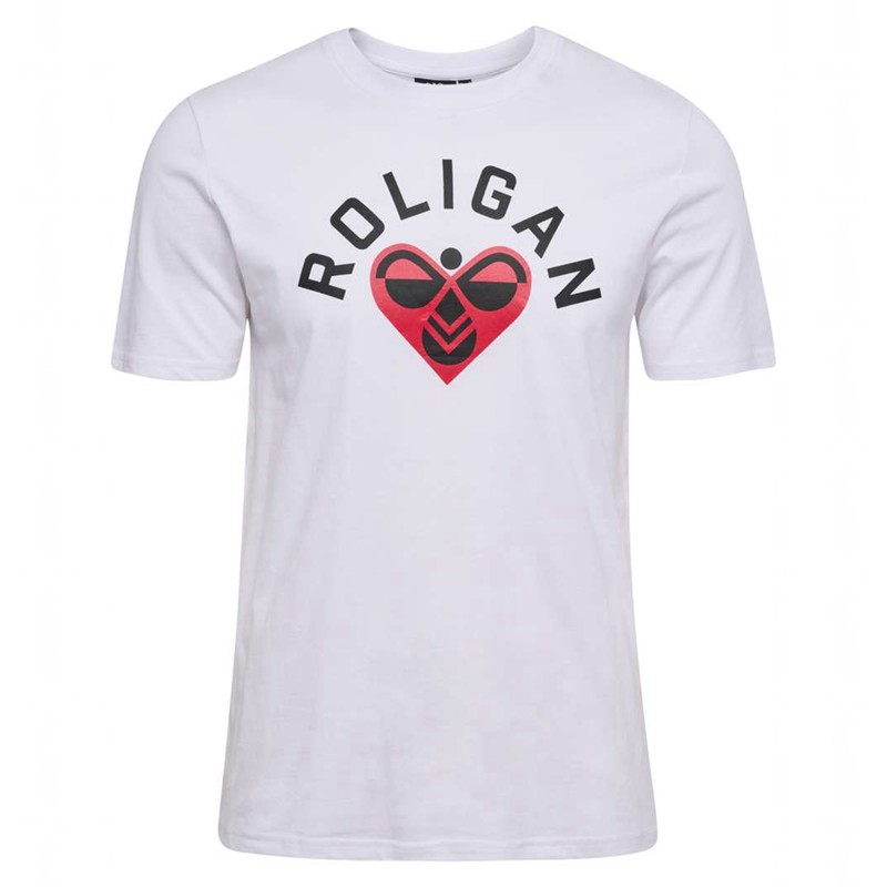 Hummel Roligan Cotton T-shirts Heren Wit | 185527-180