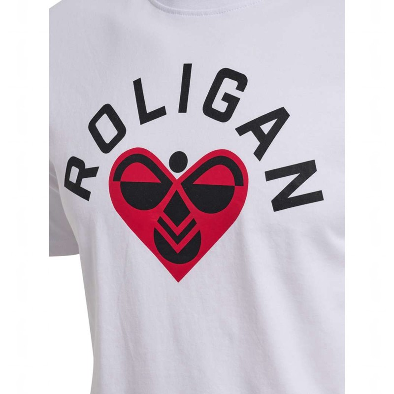 Hummel Roligan Cotton T-shirts Heren Wit | 185527-180