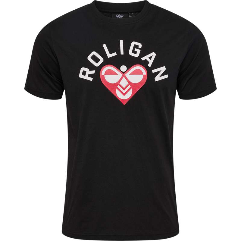 Hummel Roligan Cotton T-shirts Heren Zwart | 163463-083