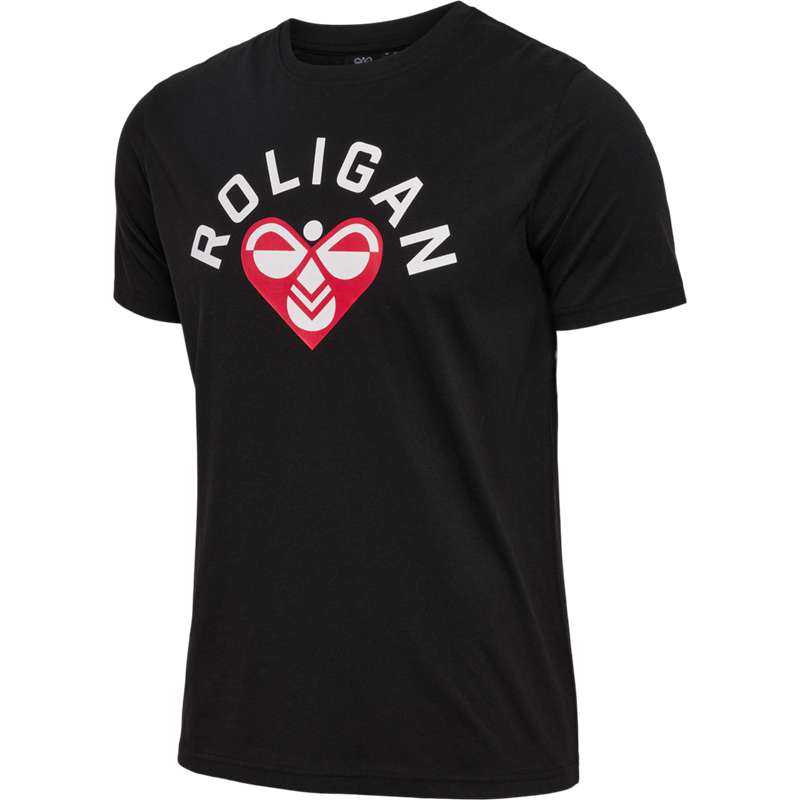 Hummel Roligan Cotton T-shirts Heren Zwart | 163463-083