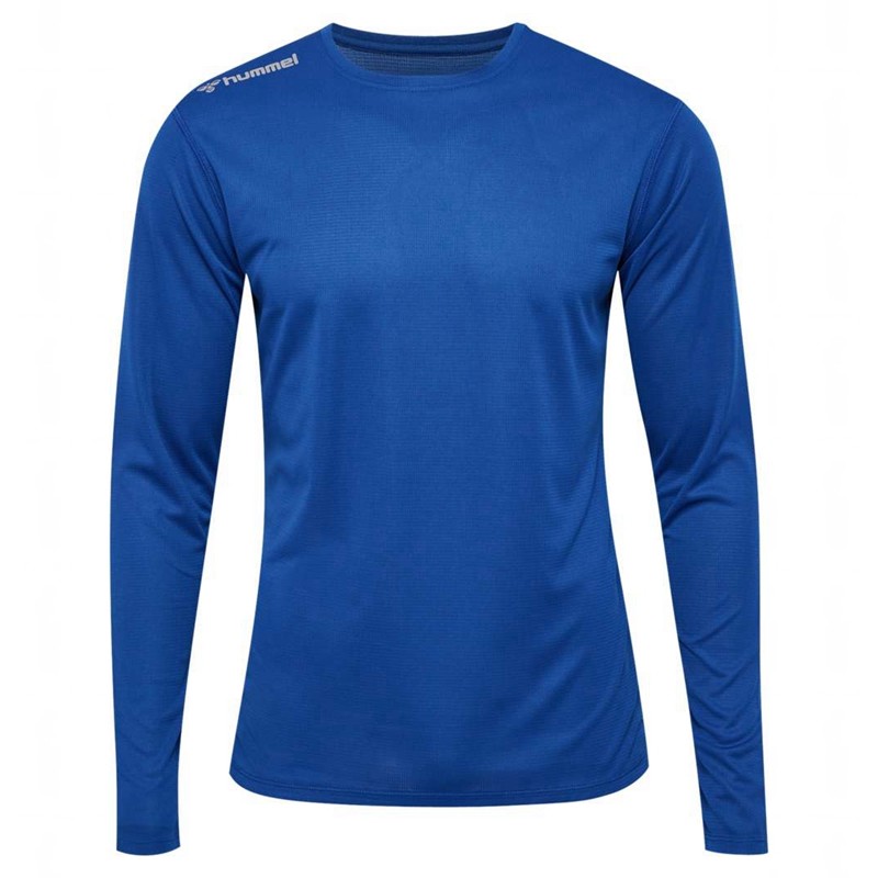 Hummel Run L/S Hardloopbroek Heren Blauw | 181276-111