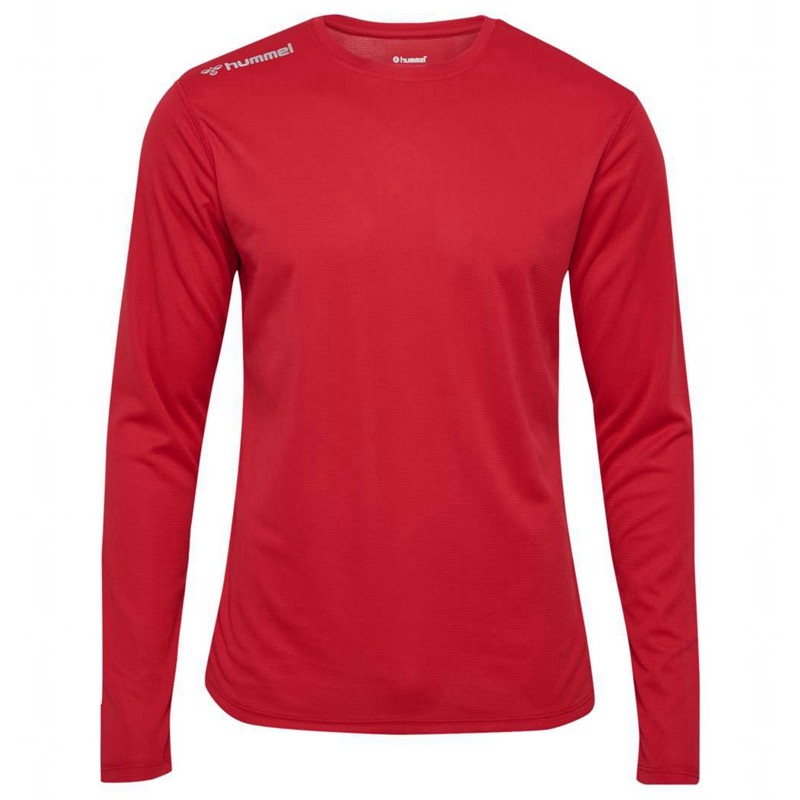 Hummel Run L/S Hoodie Heren Rood | 088577-058