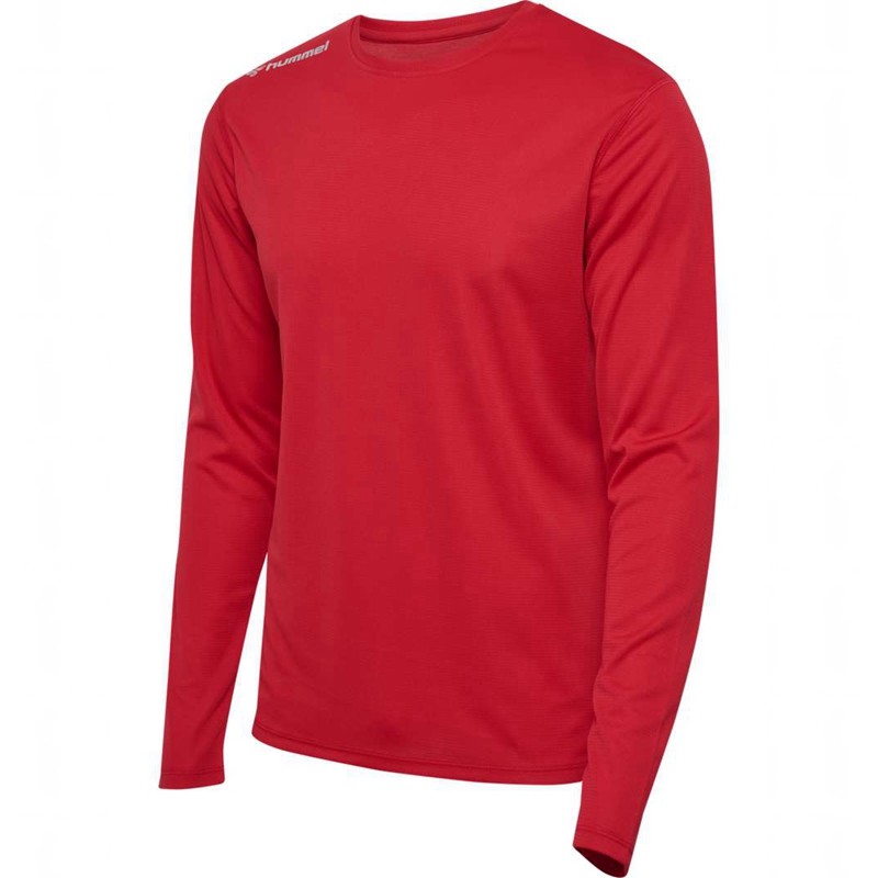 Hummel Run L/S Hoodie Heren Rood | 088577-058