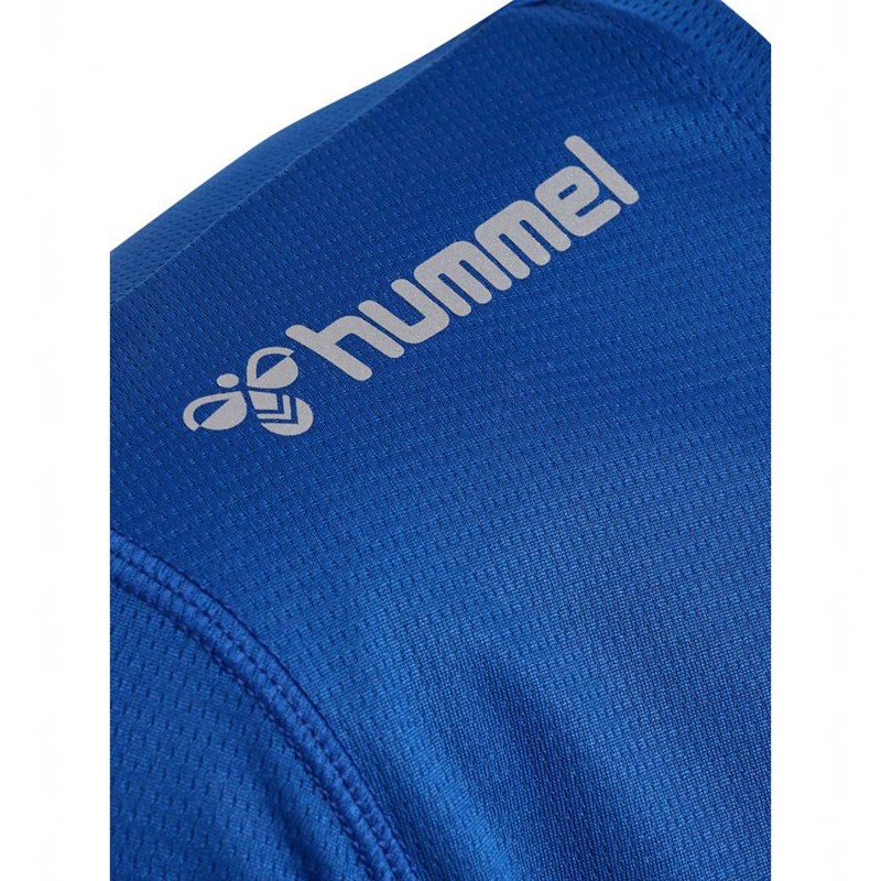 Hummel Run S/S Jersey Heren Blauw | 590624-123
