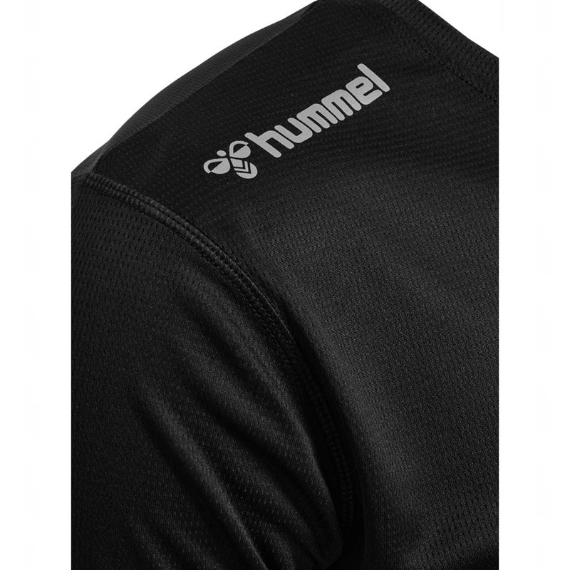 Hummel Run S/S Jersey Heren Zwart | 641229-644