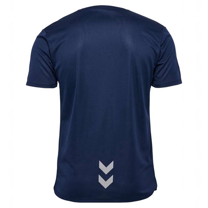 Hummel Run S/S Jersey Heren Zwart | 921249-535