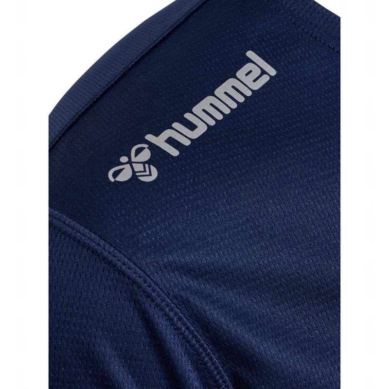 Hummel Run S/S Jersey Heren Zwart | 921249-535
