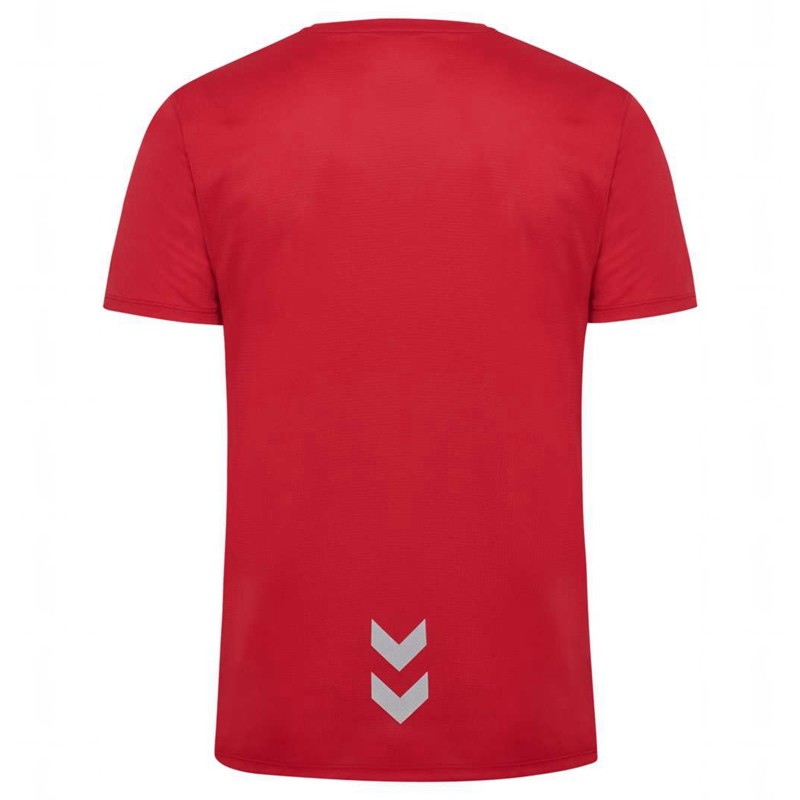 Hummel Run S/S T-shirts Heren Rood | 904981-999