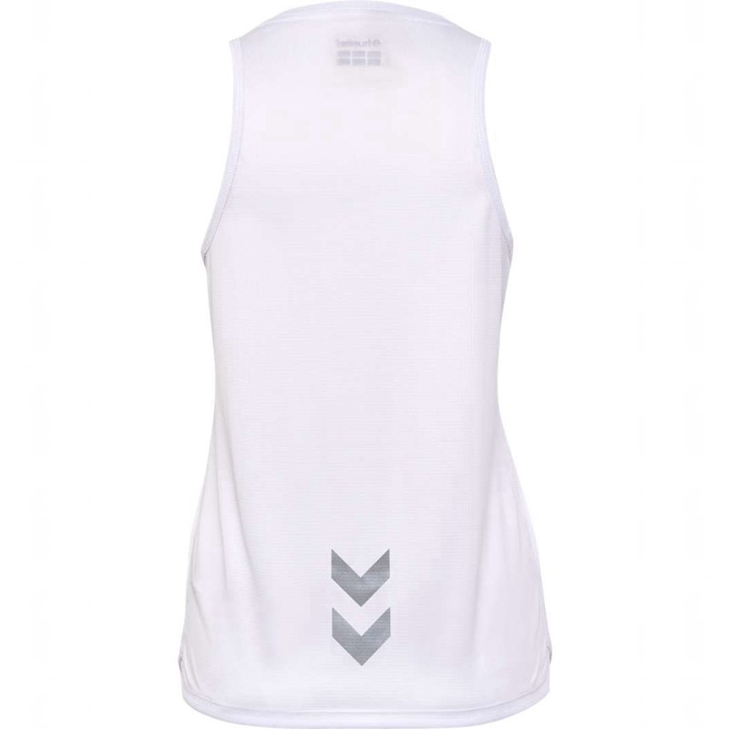 Hummel Run Singlet S/L Tanktop Dames Wit | 069639-718