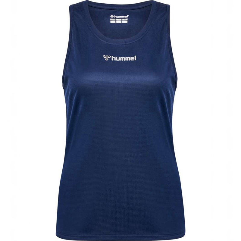 Hummel Run Singlet S/L Tanktop Dames Zwart | 144686-401