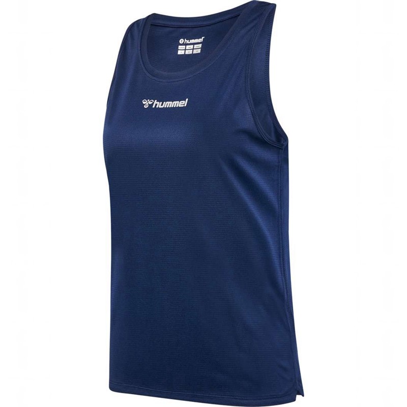 Hummel Run Singlet S/L Tanktop Dames Zwart | 144686-401
