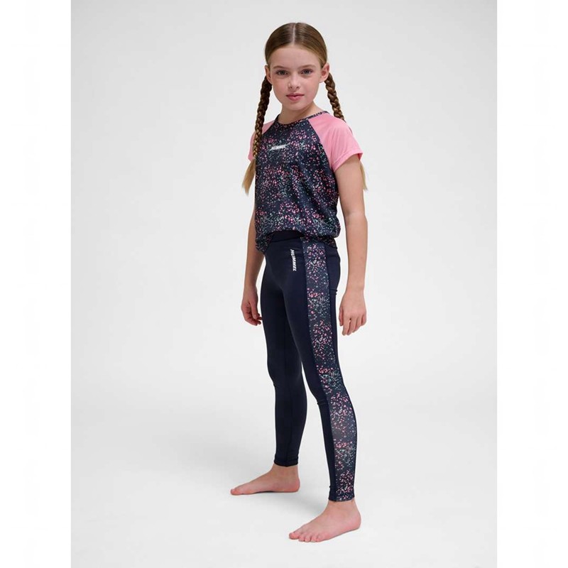 Hummel Sanne Hardloopbroek Kinderen Donkerblauw | 092103-691